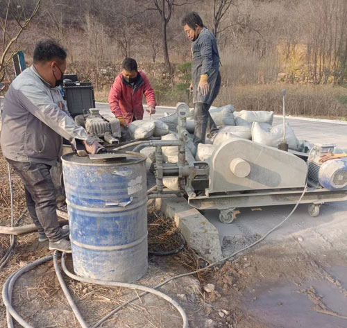 富顺路面下沉注浆